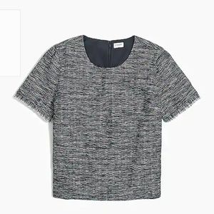 J. Crew Factory Tweed Top